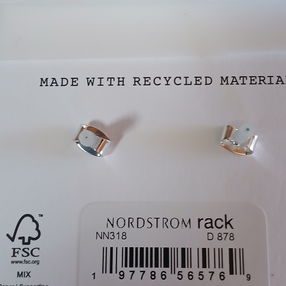 💥NEW💥❤️Madewell❤️Snake Chain Light Silver Beautiful Bow Earrings💥 - Picture 5 of 8